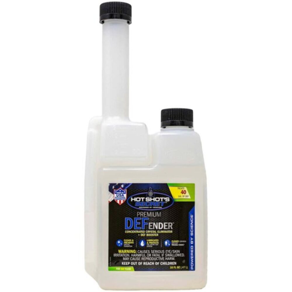 Hot Shot's Secret® Premium DEFender Crystal Eliminator & DEF Booster - 16 OZ Twin Neck