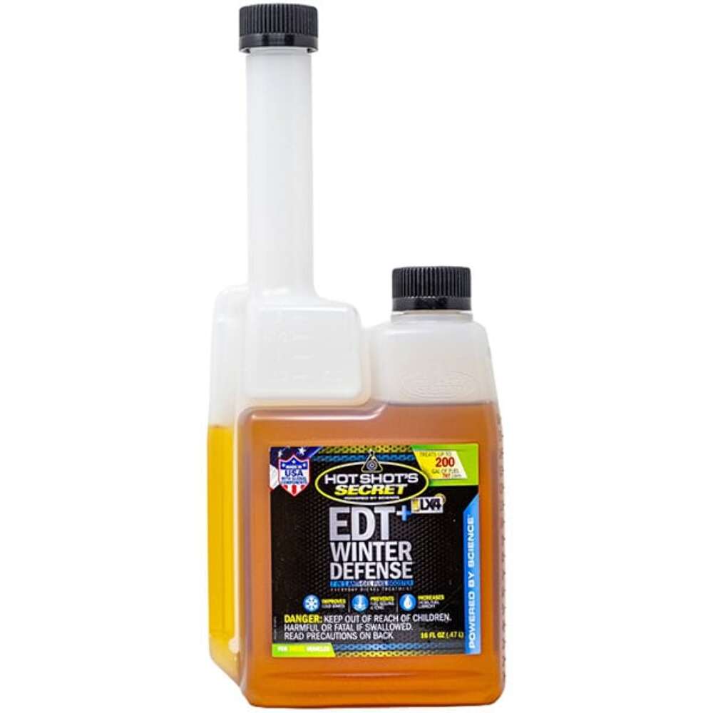 Hot Shot's Secret® EDT+WINTER DEFENSE® Anti-Gel Fuel Booster - 16 OZ Twin Neck