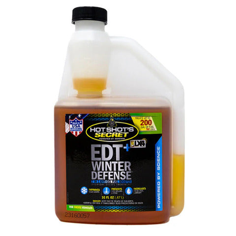 Hot Shots Secret EDT+WINTER DEFENSE Anti-Gel Fuel Booster - 16 OZ SQUEEZE EDTWAG16OZSQ