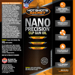 Hot Shots Secret NANO PRECISION CLP GUN OIL - 4 OZ Needle Applicator GO4NEEDLE