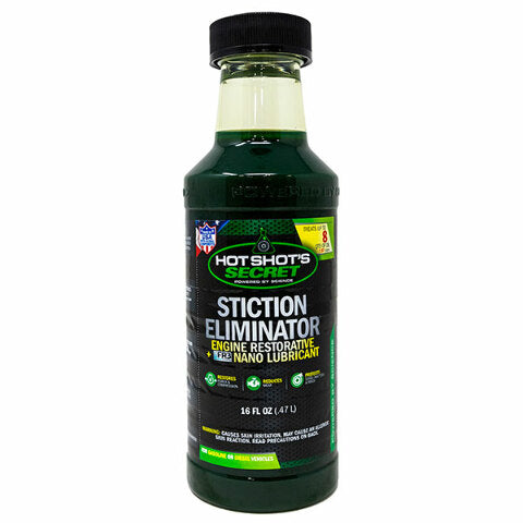 Hot Shots Secret STICTION ELIMINATOR Engine Oil Additive- 16 OZ HSS16Z
