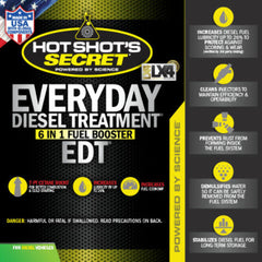 Hot Shots Secret Everyday Diesel Treatment (EDT) 6-in-1 Fuel Booster, 2.5 Gallon Jug HSSEDT-2.5G