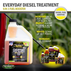 Hot Shots Secret EVERYDAY DIESEL TREATMENT 6-in-1 Fuel Booster - 4 OZ HSSEDT04