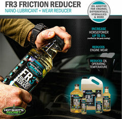Hot Shots Secret FR3 FRICTION REDUCER Nano Lubricant - 16 OZ HSSFR316Z