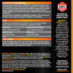 Hot Shots Secret NEVER RUST LUBRICANT - 1 GALLON HSSNR1G