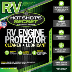 Hot Shots Secret RV ENGINE PROTECTOR - 32 OZ ROUND HSSRVENGPRO32Z