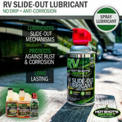 Hot Shots Secret RV SLIDE-OUT LUBRICANT - 9 OZ AEROSOL HSSRVSLD9Z