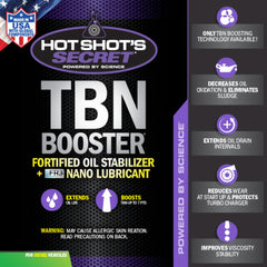 Hot Shots Secret TBN Booster Engine Oil Additive, 16 oz Bottle HSSTBN16Z