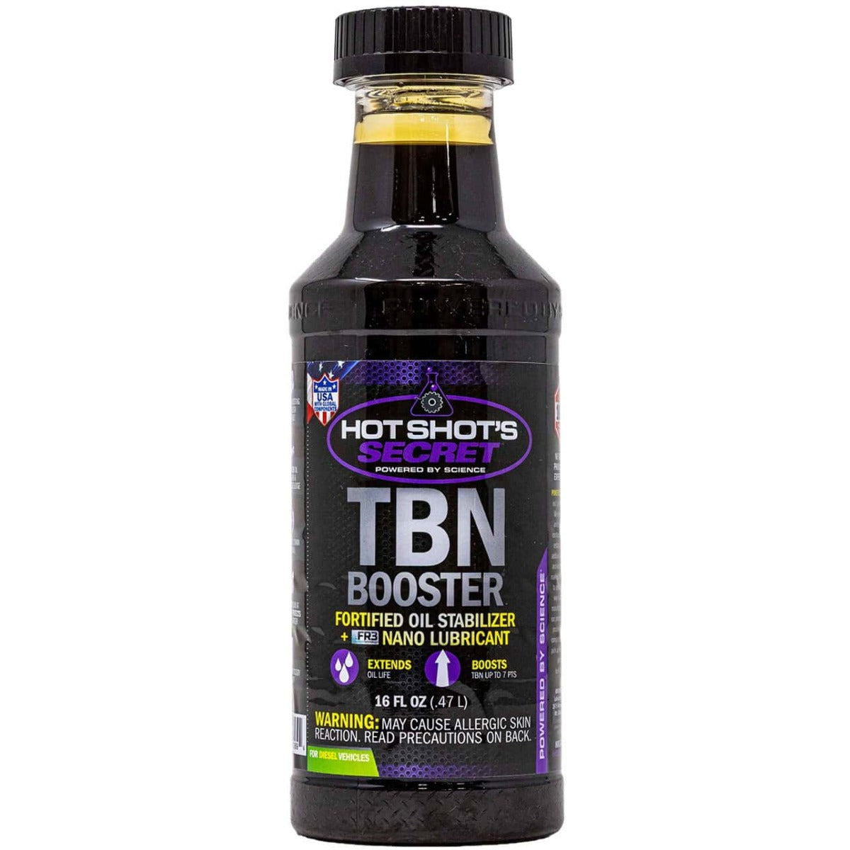 Hot Shots Secret TBN Booster Engine Oil Additive, 16 oz Bottle HSSTBN16Z