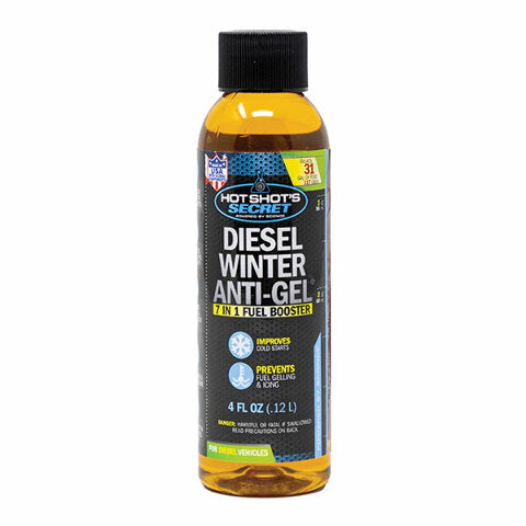 Hot Shots Secret DIESEL WINTER ANTI-GEL 7-in-1 Fuel Booster - 4 OZ P403304Z