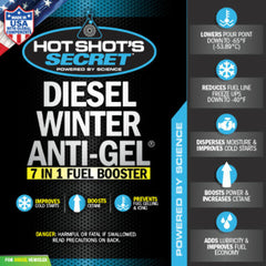 Hot Shots Secret Diesel Winter Anti-Gel 7-in-1 Fuel Booster, 275 Gallon Tote P4033275TOTE