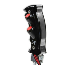 Hurst 1539004 PISTOL GRIP PLATE, 2 BUTTON, BLACK