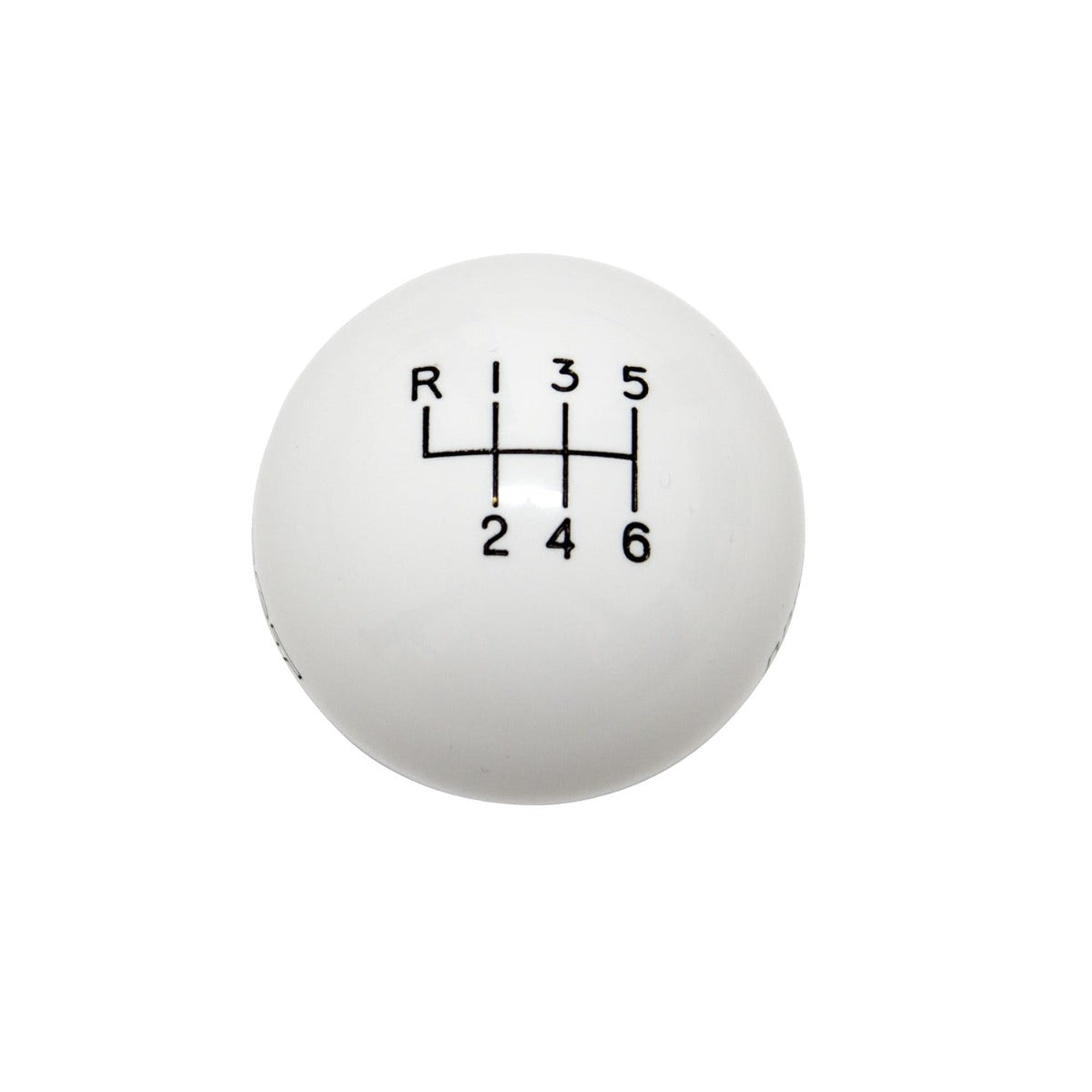 Hurst 1630225 CLASSIC 6-SPD KNOB 12MMx1.25 WHT