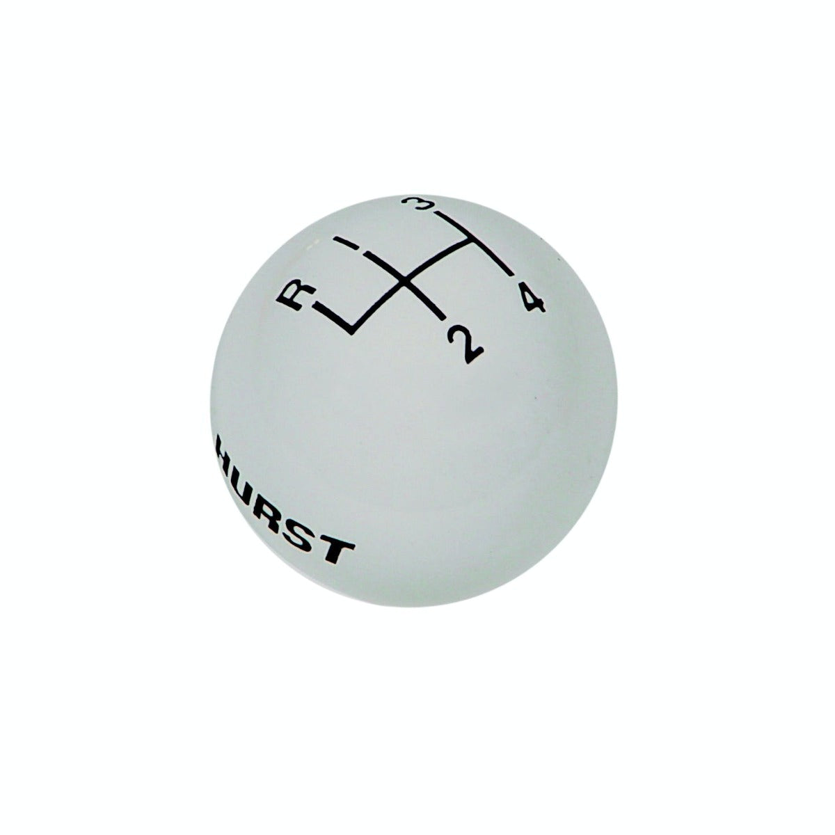 Hurst 1637626 SHFTR KNOB-4 SPD(WHITE) 3/8-16