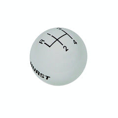 Hurst 1637626 SHFTR KNOB-4 SPD(WHITE) 3/8-16