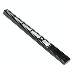 Hurst 5389022 ALUMINUM SHIFT HANDLE, BLACK, STRAIGHT,