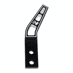 Hurst 5389023 ALUMINUM SHIFT HANDLE, BLACK, BENT, 6 L