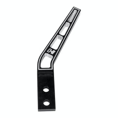 Hurst 5389024 ALUMINUM SHIFT HANDLE, BLACK, BENT, 8 L
