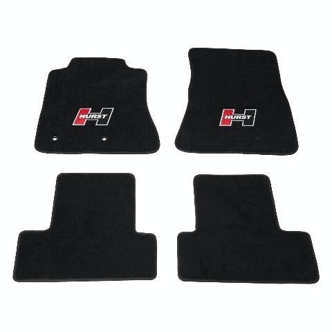 Hurst 6370021 15-20 MUSTANG, FLOOR MAT SET, RED