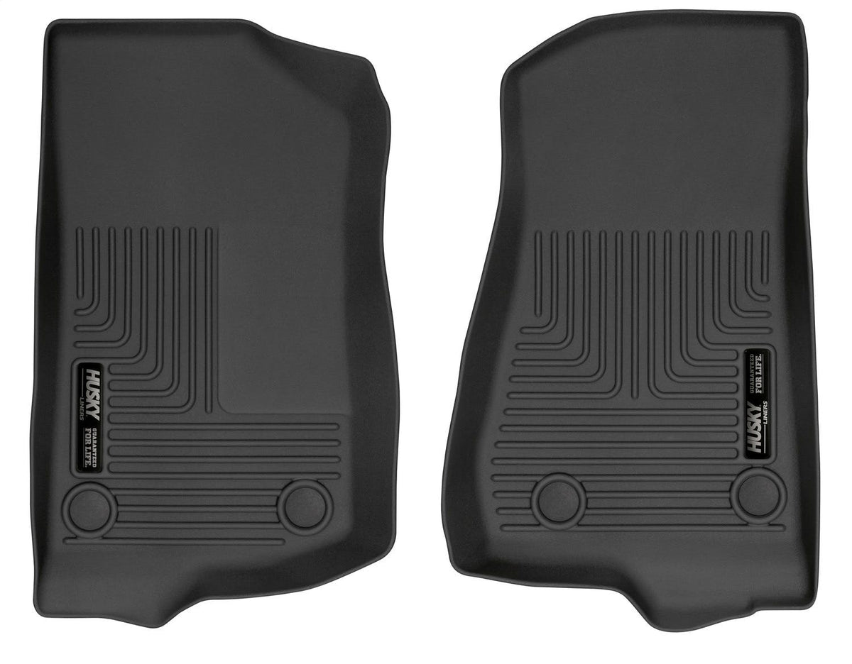 Husky Liners 13021 Weatherbeater Series Front Floor Liners Black