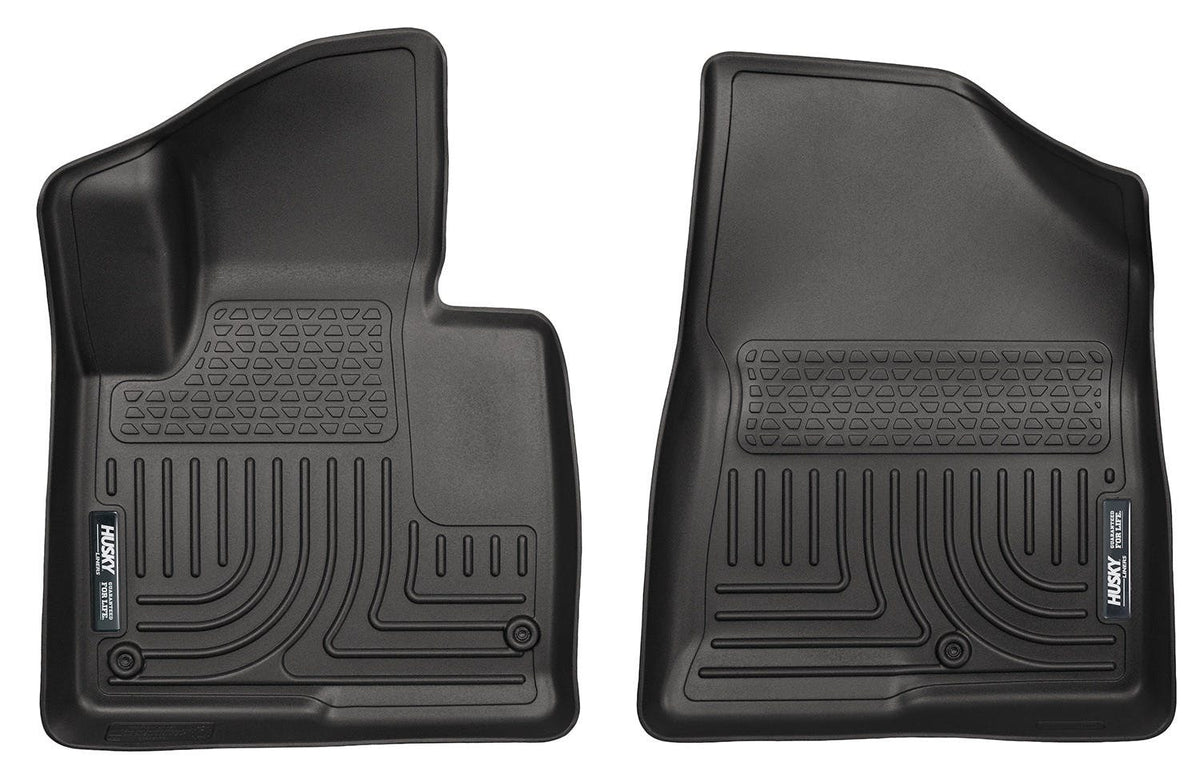 Husky Liners 13861 Weatherbeater Series Front Floor Liners Black