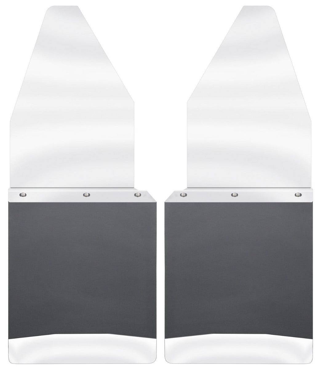 DISCONTINUED - Husky Liners 17099 Mud Flaps Kick Back Mud Flaps 12 Wide - Stainless Steel Top