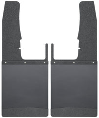 DISCONTINUED - Husky Liners 17103 Mud Flaps Kick Back Mud Flaps Front 12 Wide - Black Top