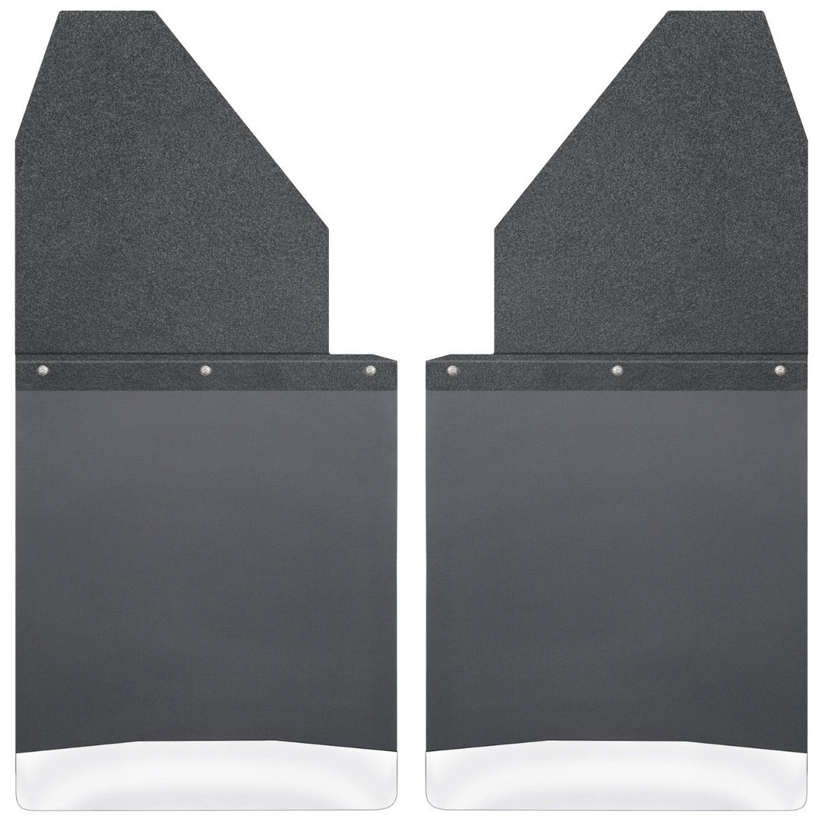 DISCONTINUED - Husky Liners 17111 Mud Flaps Kick Back Mud Flaps 14 Wide - Black Top