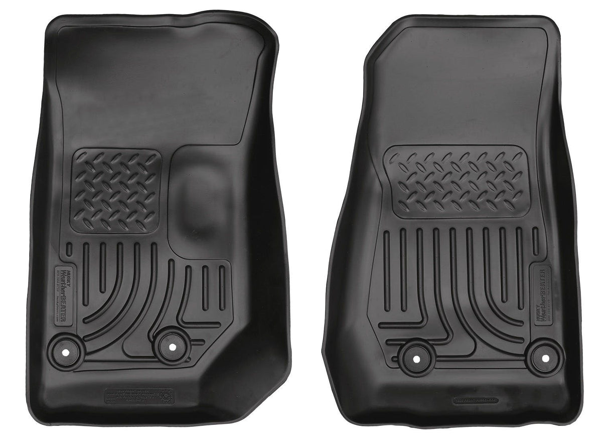 Husky Liners 18041 Weatherbeater Series Front Floor Liners Black