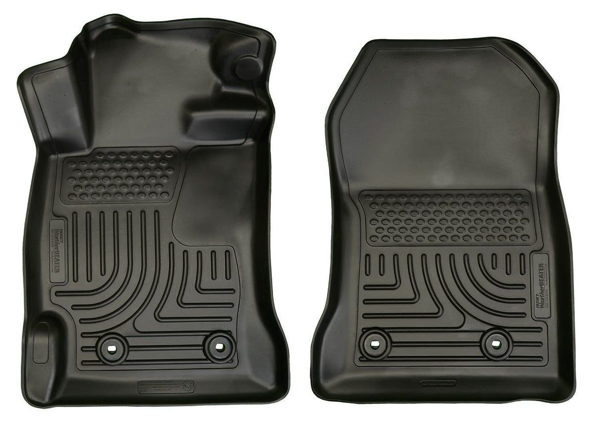 DISCONTINUED - Husky Liners 18831 Weatherbeater Series Front Floor Liners Black