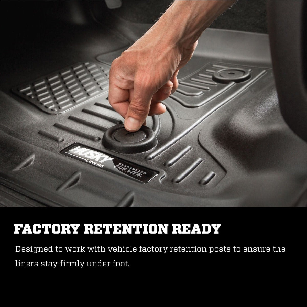 Husky Liners 18852 Weatherbeater Series Front Floor Liners Grey