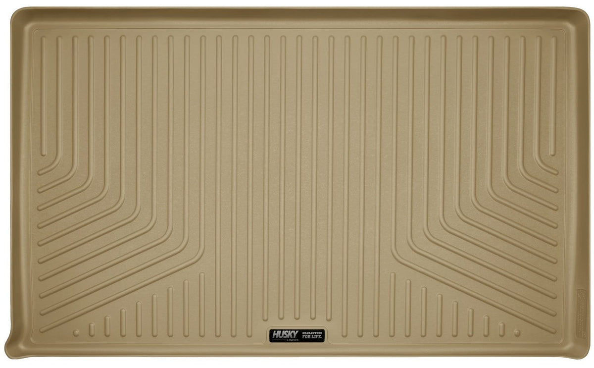 Husky Liners 23413 Weatherbeater Series Cargo Liner Behind 3rd Seat Tan