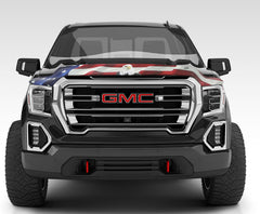 Husky Liners Husky Liners Eagle American Flag Bug Shield Hood Protector 2818947