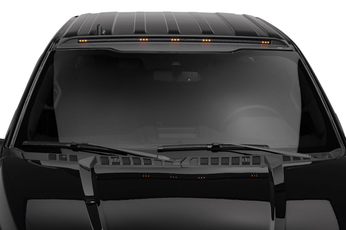 Husky Liners AeroCab Pro Marker Light with continuous LED; Black 2825213