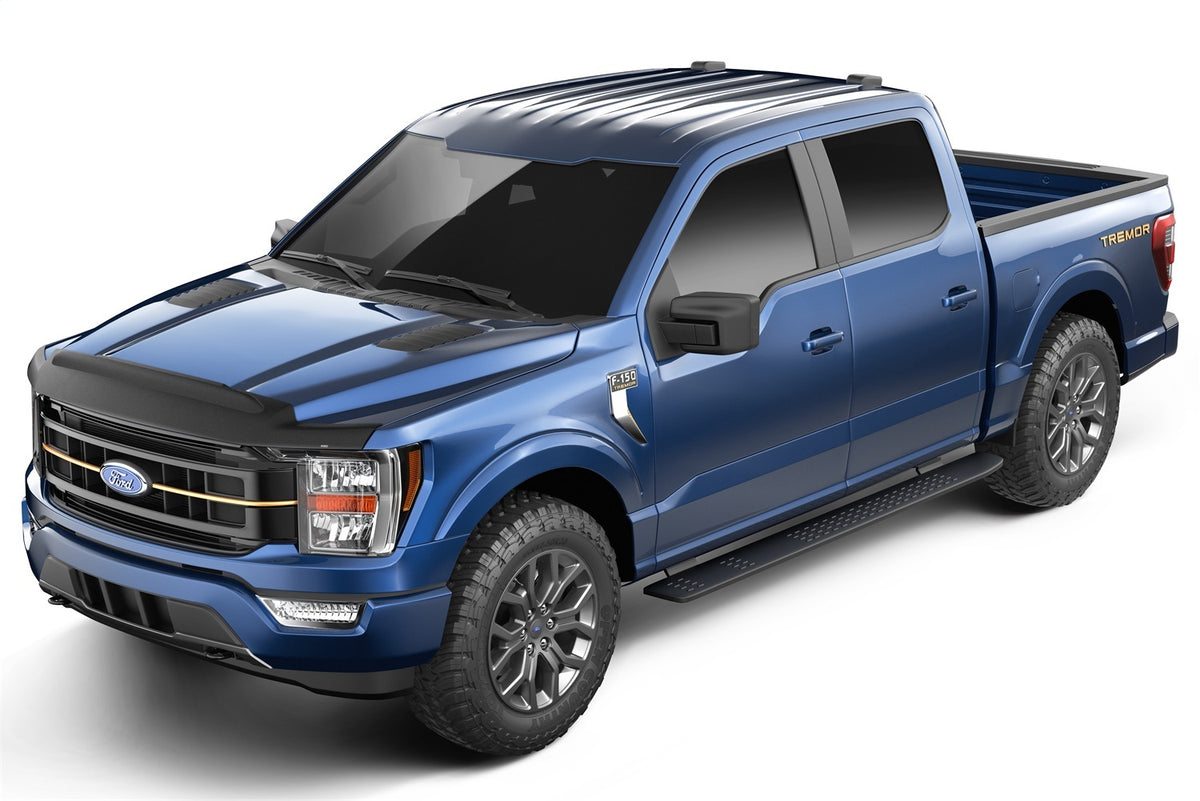 Husky Liners Aeroskin II Hood Protector; Matte Black Low Profile 2830229