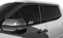 Husky Liners 2854007 Low Profile Ventvisor Deflector; Smoke; Outside Mount; 4 pc.