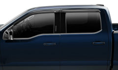 Husky Liners 2854061 Low Profile Ventvisor Deflector; Smoke; Outside Mount; 4 pc.