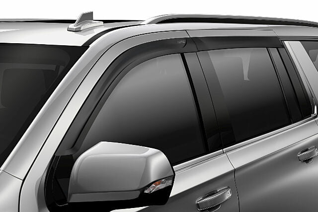 Husky Liners 2857034 Low Profile Ventvisor Deflector; Matte Black; Outside Mount; 4 pc.