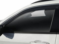 Husky Liners 2884058 Low Profile Ventvisor Deflector; Smoke with Chrome Trim; Outside Mount; 4 pc.