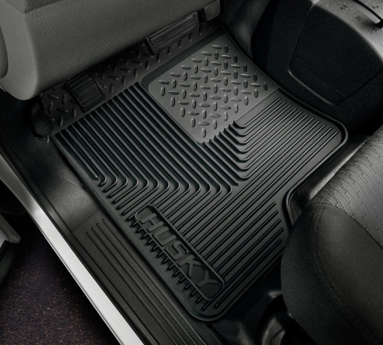 Husky Liners 51171 Heavy Duty Floor Mats Front Floor Mats Black