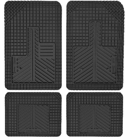Husky Liners 51502 Front and Rear Floor Mats, Black