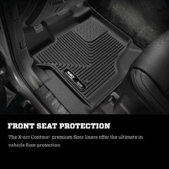Husky Liners 52761 X-act Contour Series Front Floor Liners Black