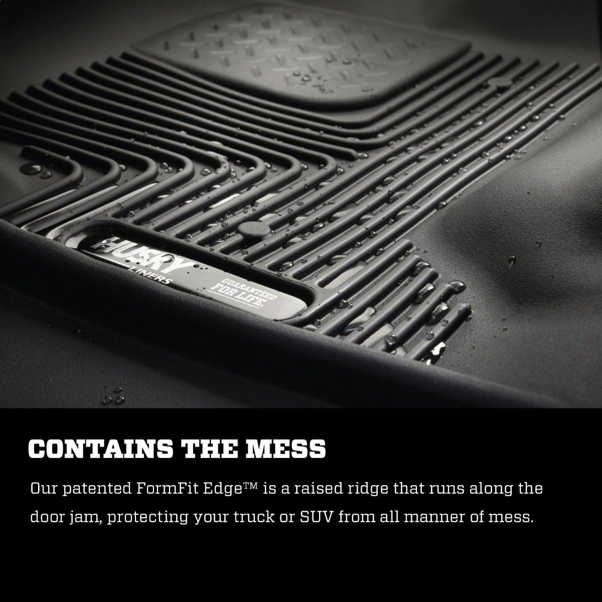 Husky Liners 52891 X-act Contour Series Front Floor Liners Black