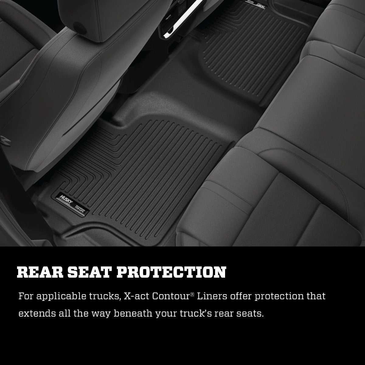 Husky Liners 52891 X-act Contour Series Front Floor Liners Black
