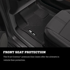 Husky Liners 53101 X-act Contour Series Front Floor Liners Black