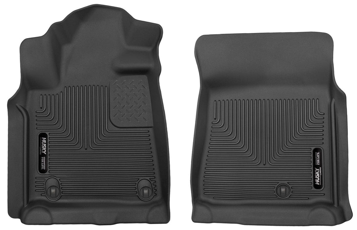 Husky Liners 53731 X-act Contour Series Front Floor Liners Black