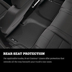 Husky Liners 53901 X-act Contour Series 2nd Seat Floor Liner (Full Coverage) Black