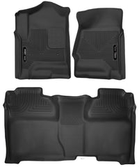 Husky Liners 53908 X-act Contour Series Front and 2nd Seat Floor Liners Black