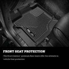 Husky Liners 54981 X-act Contour Series Front Floor Liners Black