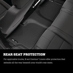 Husky Liners 55271 X-act Contour Series 2nd Seat Floor Liner Black